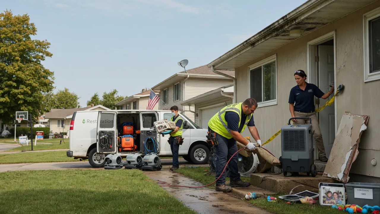 Water Damage Restoration in Sims, IL near me